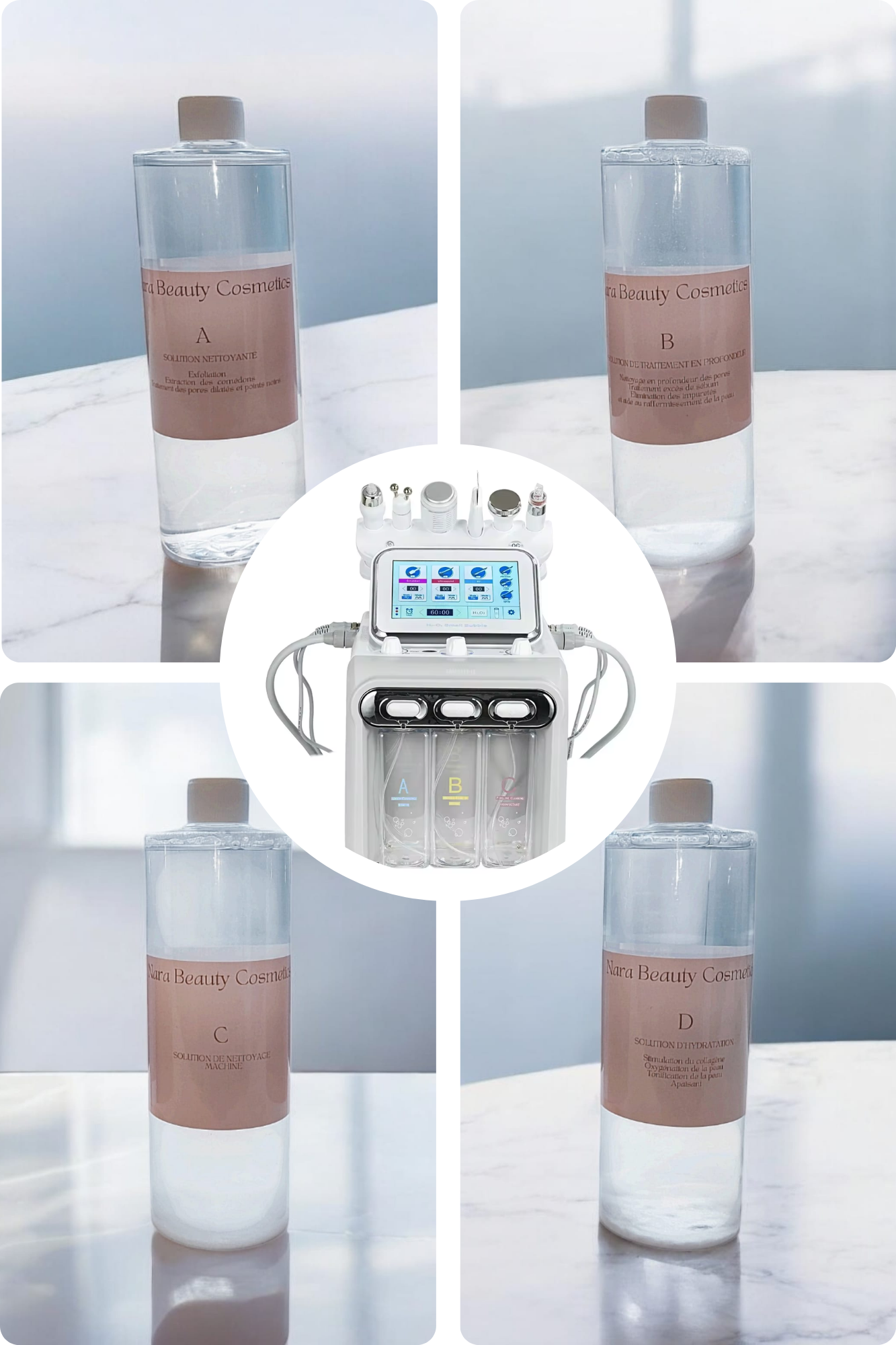 Solutions pour machine Hydra Facial